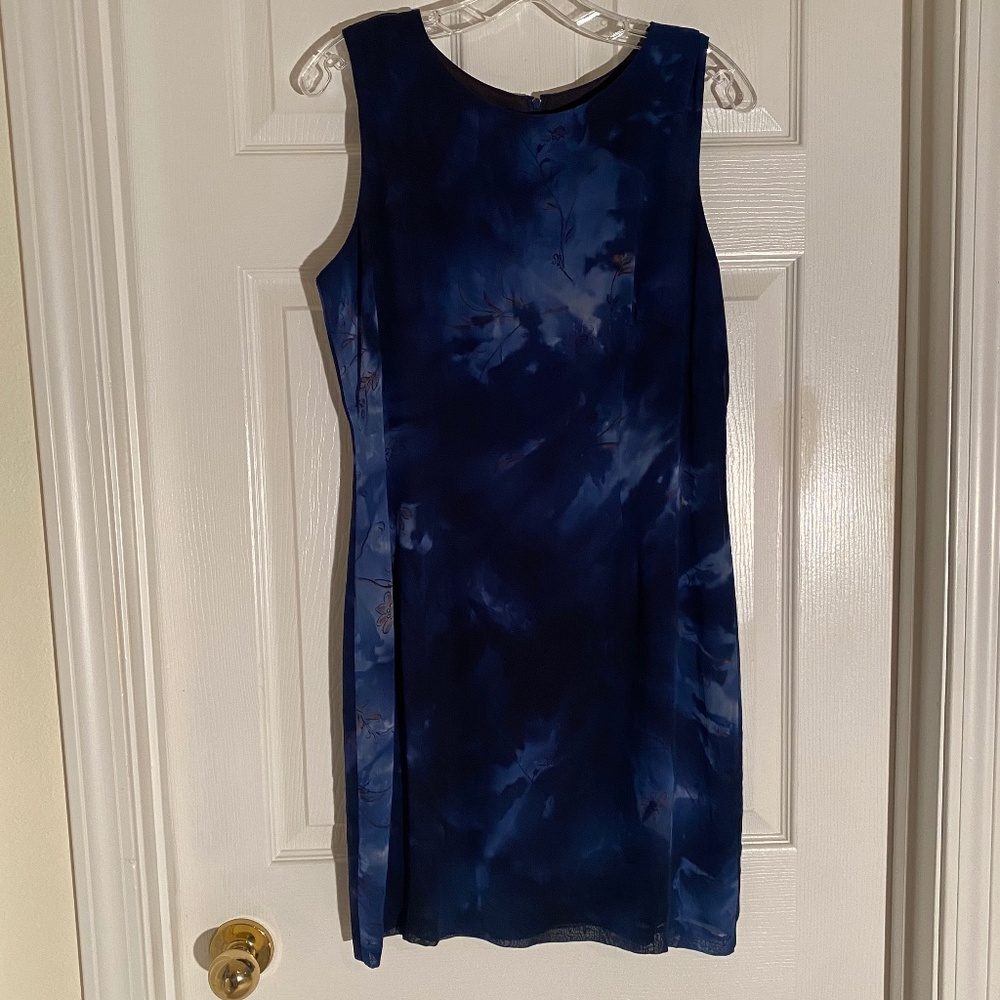 Blue Sleeveless Dress